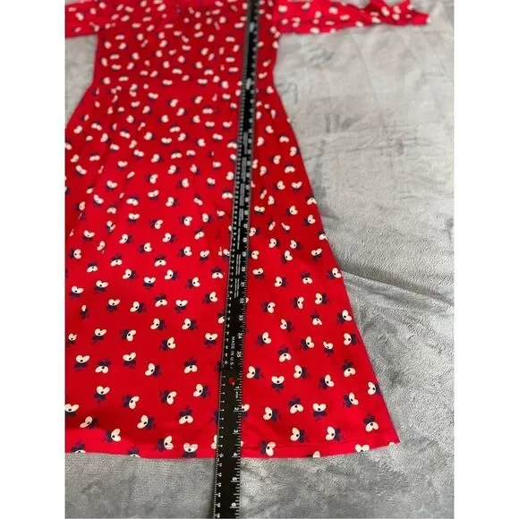 Boden Dress Womens Size 6 Multicolor Fit & Flare Butterfly Crew Neck Cocktail - Picture 7 of 8